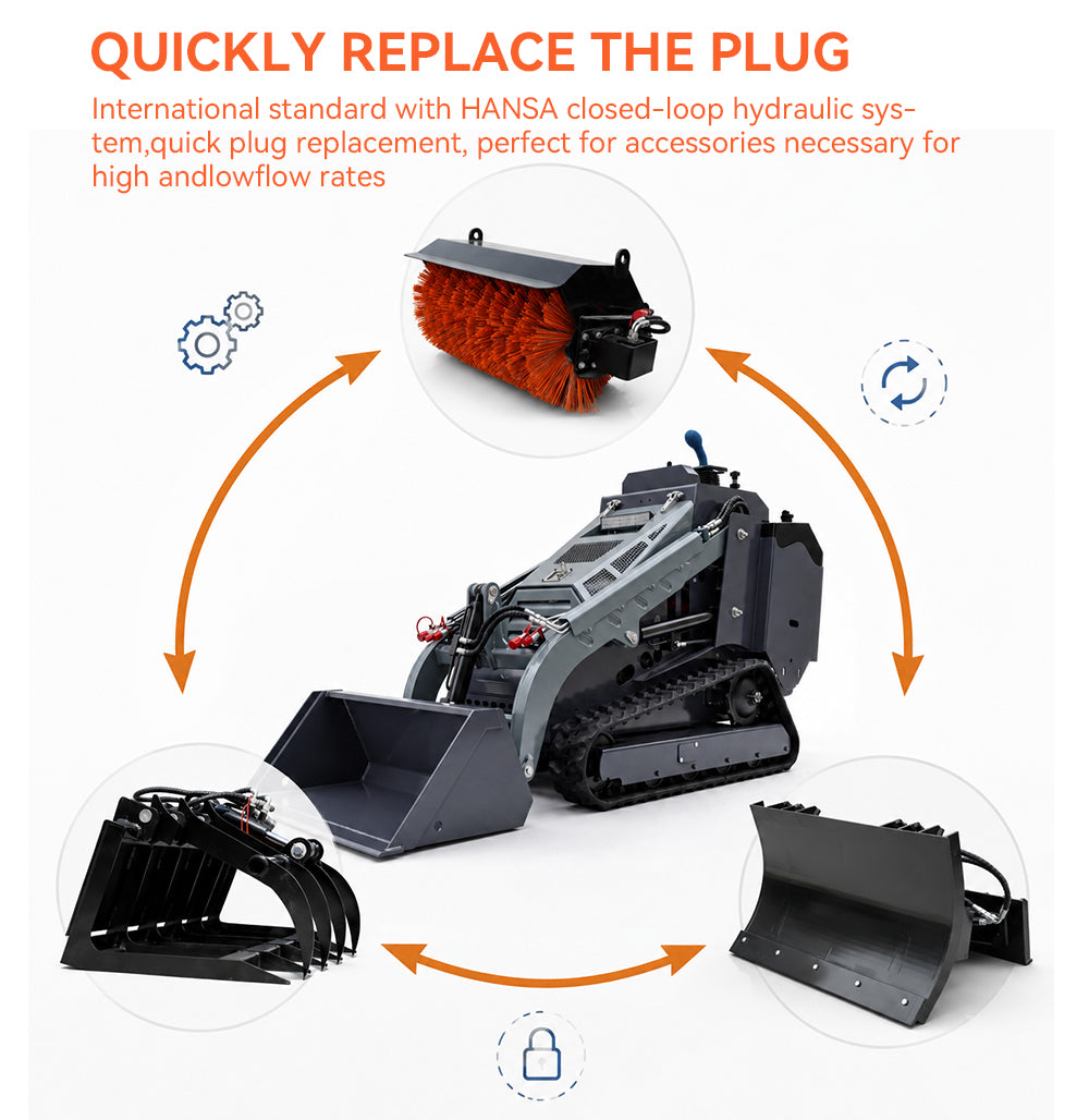 DIG-BOY DBL-V1000 Stand-On Mini Skid Steer
