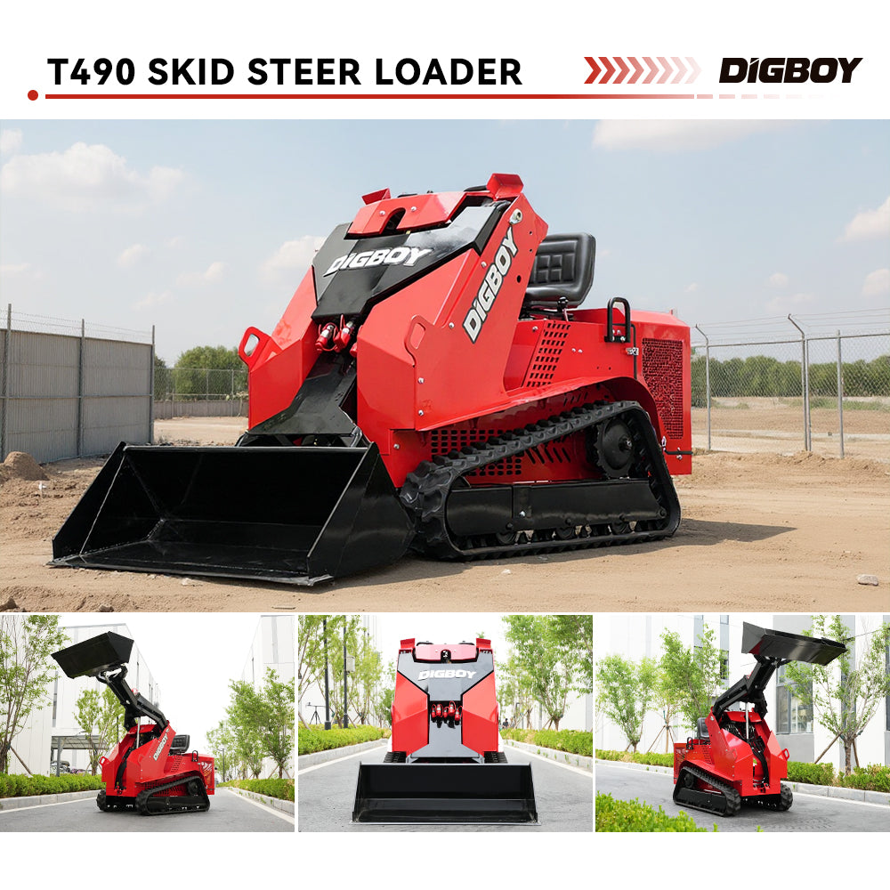 DIG-BOY DBL-T490 Skid Steer Track Loader with Seat
