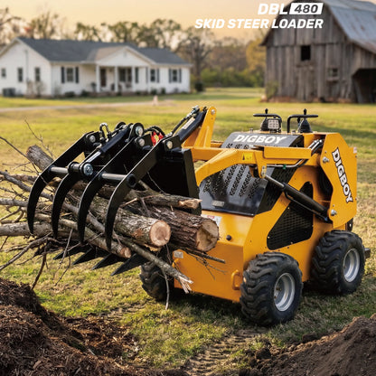 DIG-BOY DBL-S480 Compact Wheel Skid Steer Loader