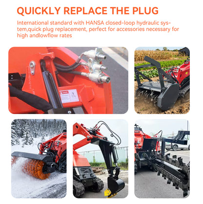 DIG-BOY DBL-V1100 Stand-On Mini Skid Steer